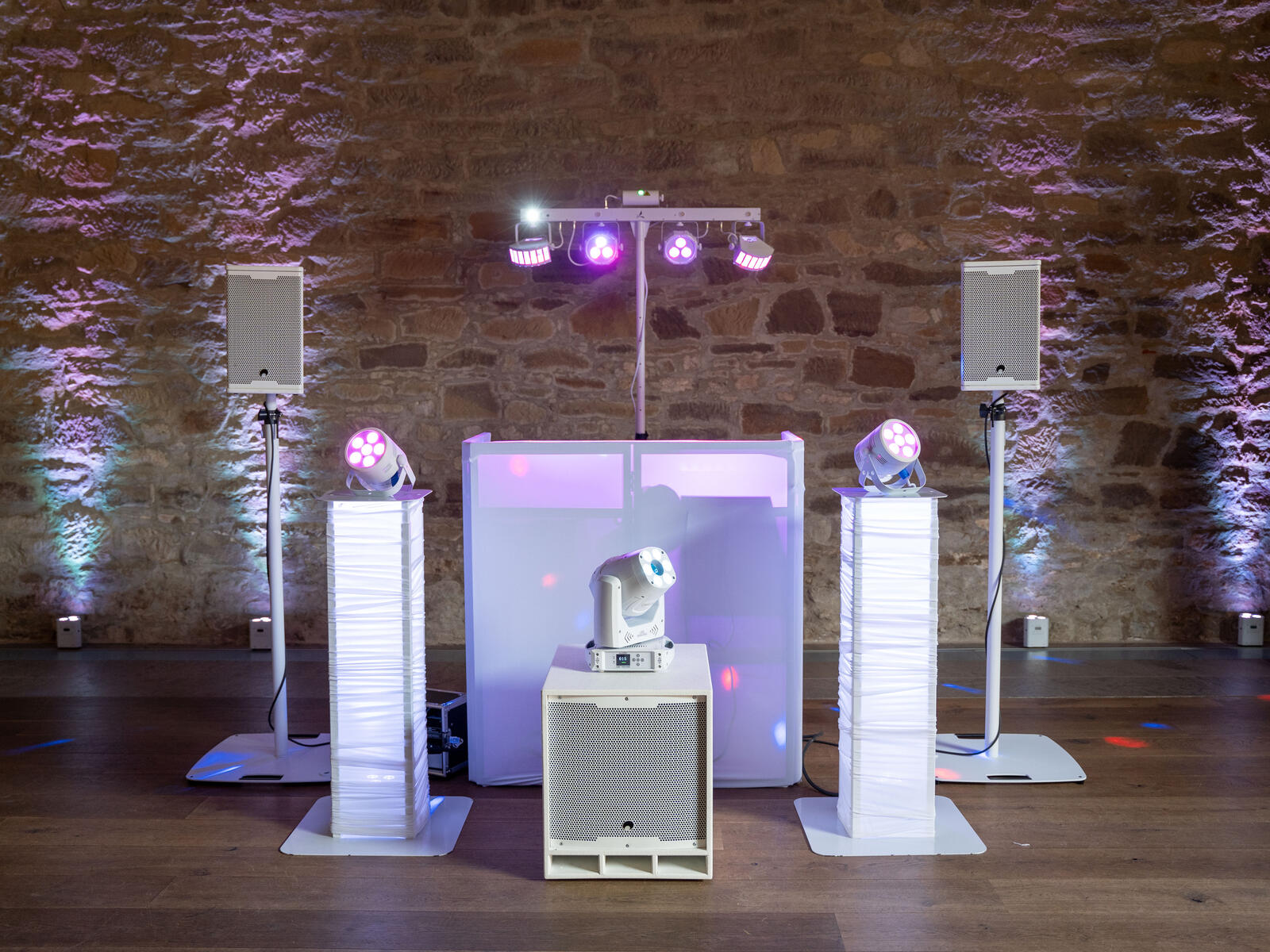 eurolite LED Silent Par 6 QCL Floor weiß eurolite LED Silent Par 6 QCL Floor weiß