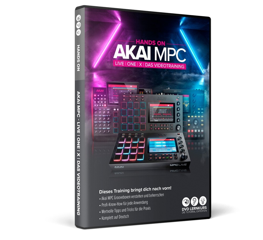 DVD Lernkurs Hands on Akai MPC Live/One/X (Download)