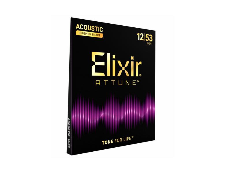 Elixir Attune 21052 Phosphor Bronze 12-53