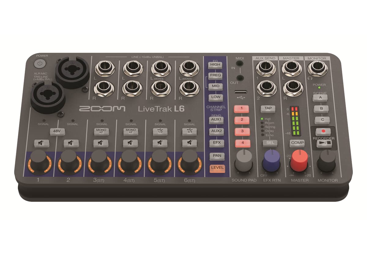 Zoom LiveTrak L-6