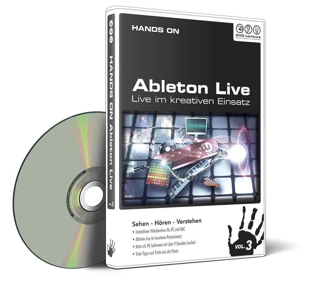 DVD Lernkurs Hands on Ableton Live Vol.3 (Download)