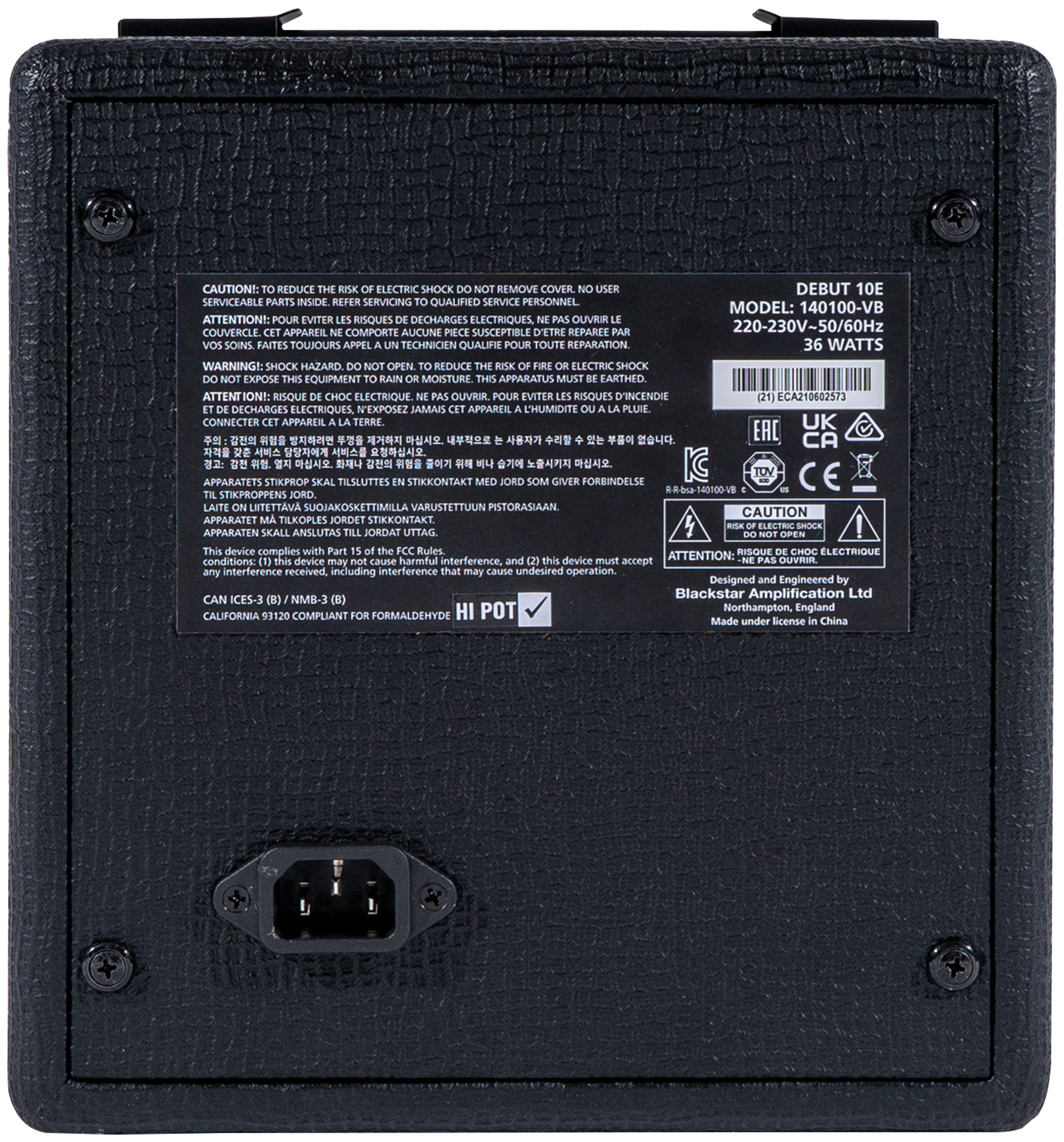 Blackstar Debut 10E BLK