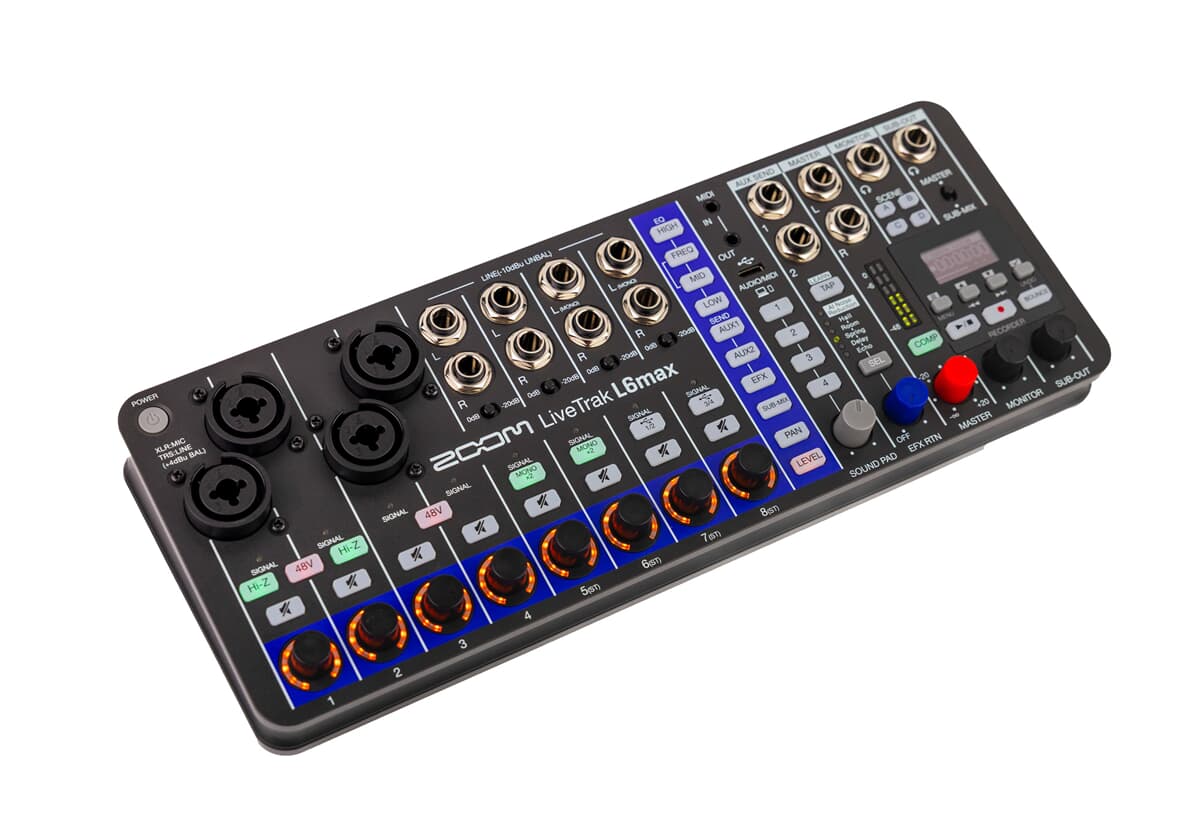 Zoom LiveTrak L6max