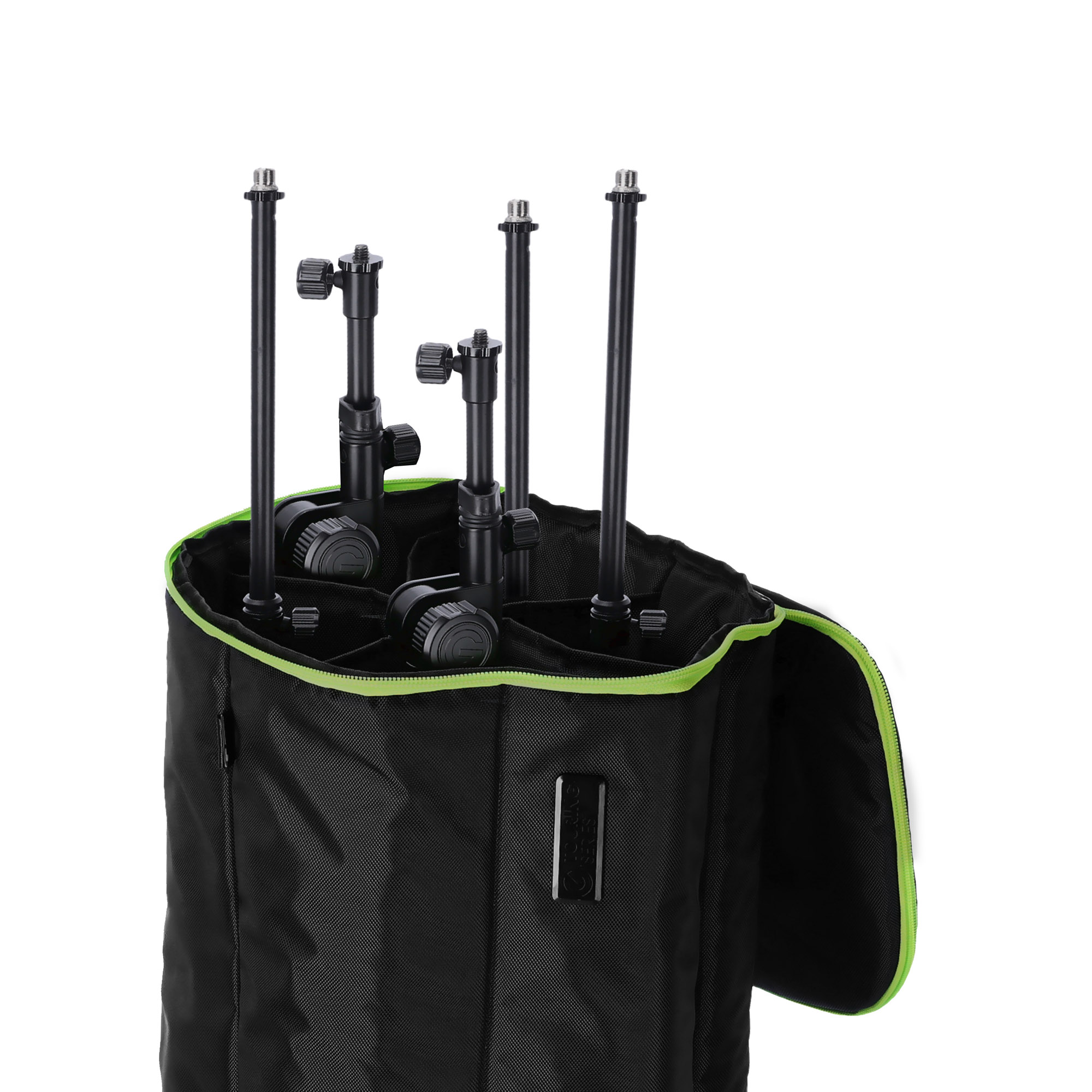 Gravity Bag TBGMS6B für 6 Mikrofonständer mit Rollen und 6 x Einzeltasche Gravity Bag TBGMS6B für 6 Mikrofonständer mit Rollen und 6 x Einzeltasche