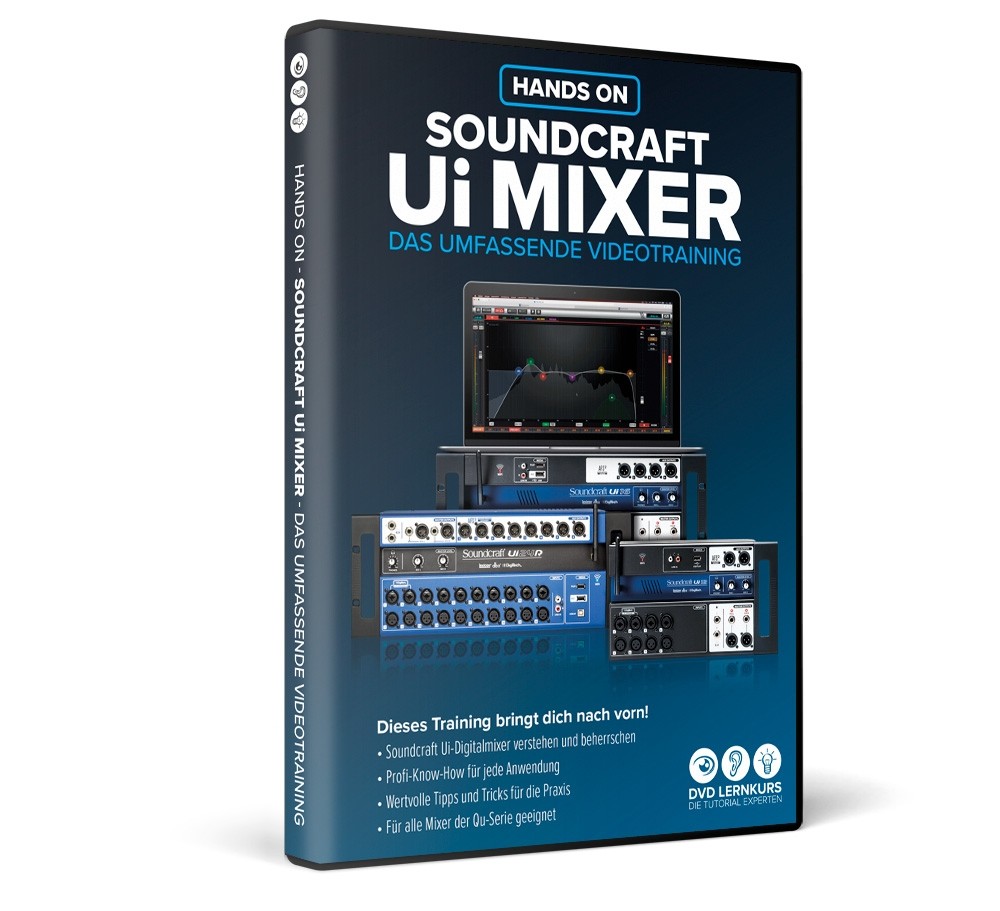 DVD Lernkurs Hands On Soundcraft Ui Mixer (Download)