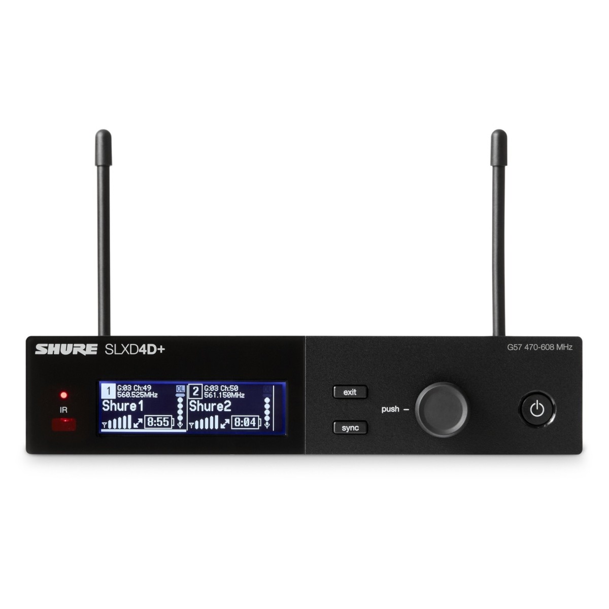 Shure SLXD24+ NXN8C-G65=470-606 MHz