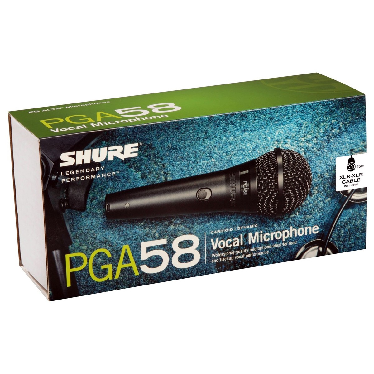 SHURE PGA58 XLR dynamisches Gesangsmikro