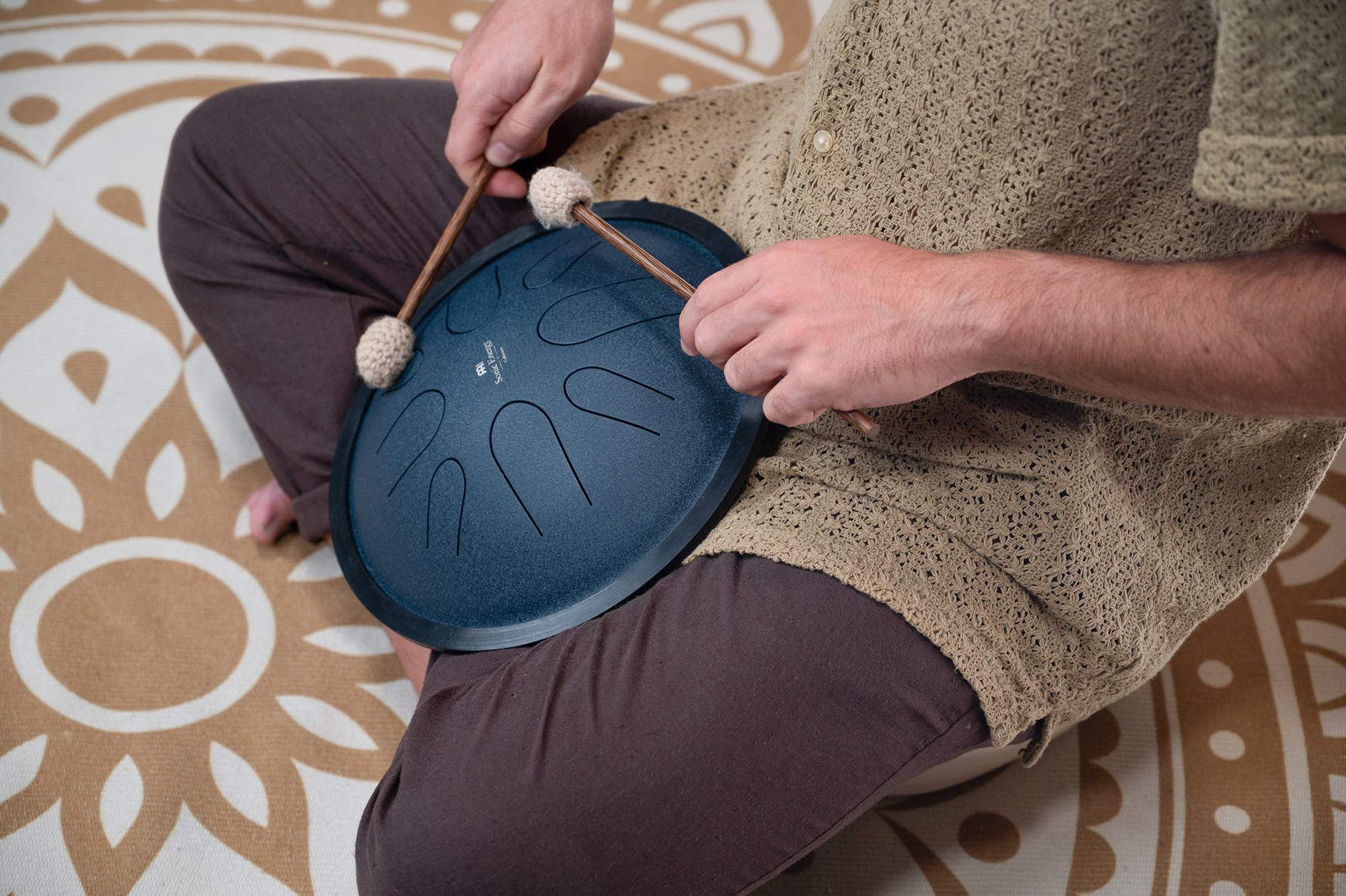 Meinl CSTD2NB Sonic Energy 10" Compact Steel Tongue Drum, C Moll, 8 Töne, 432 Hz