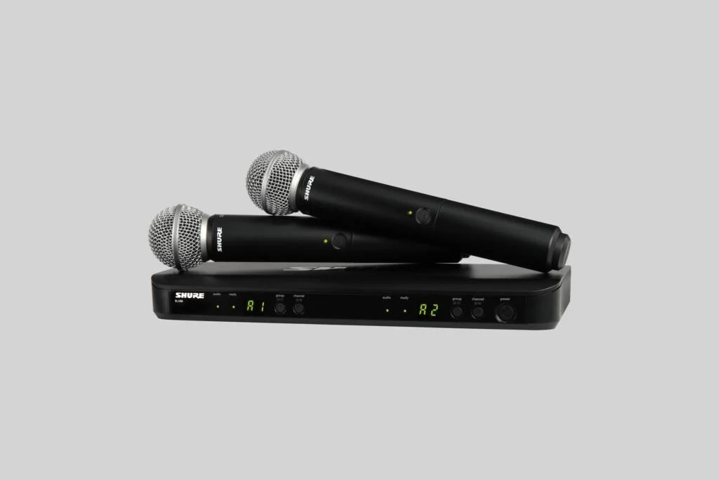 SHURE BLX288E/SM58 S8 Dual Vocal-Funkmikrofonsystem