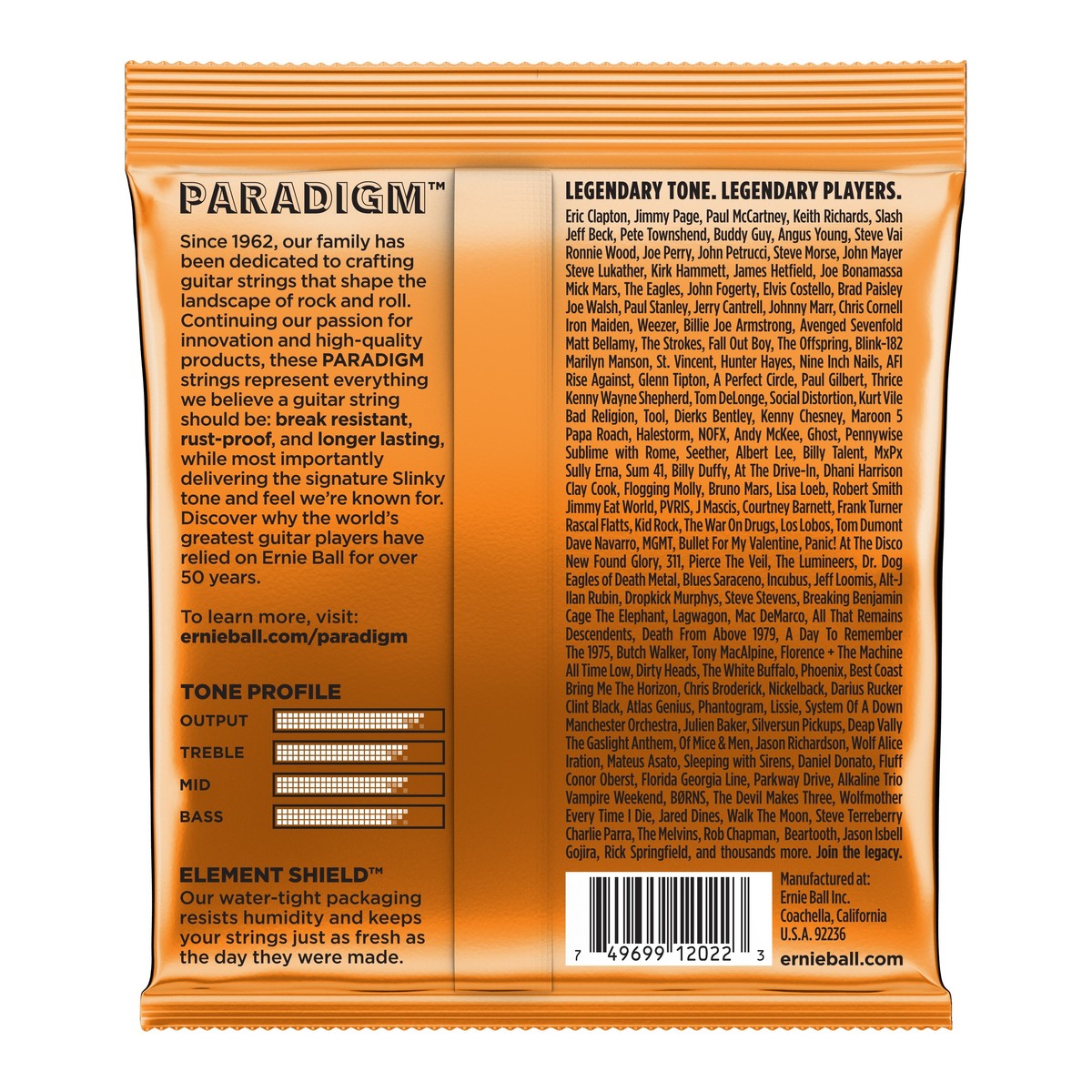 Ernie Ball 2022 Paradigm Hybrid Slinky