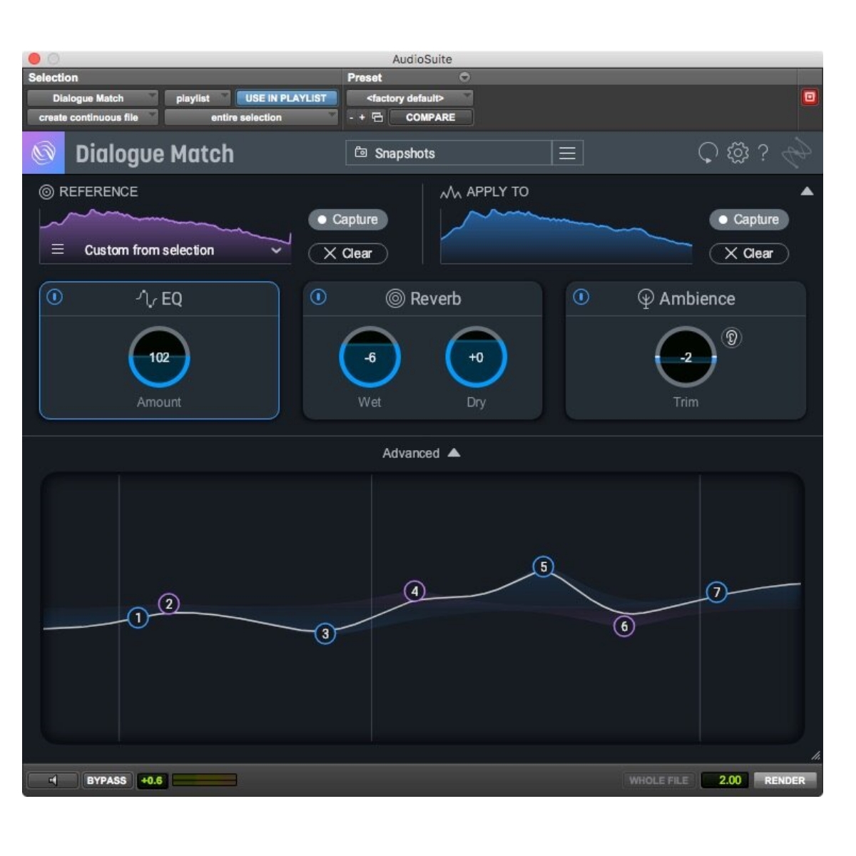 iZotope Dialogue Match