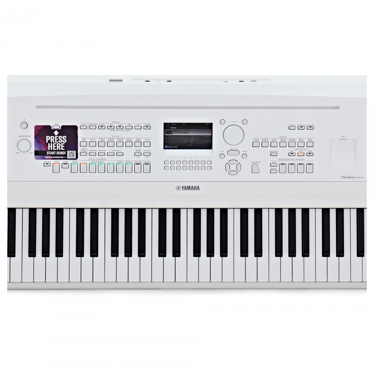 Yamaha DGX-670 WH