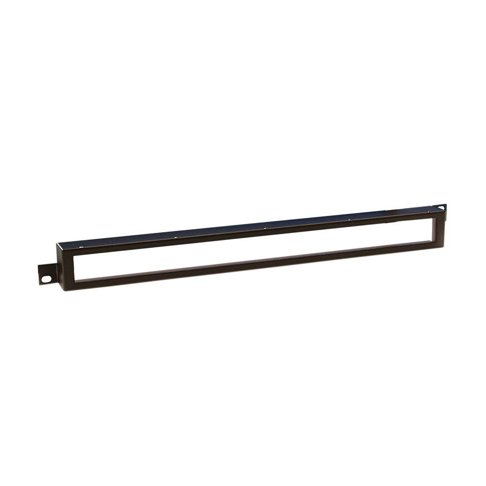 Adam Hall 87441 Rackblende 1HE Frontabdeckung mit Plexiglaseinsatz 1HE