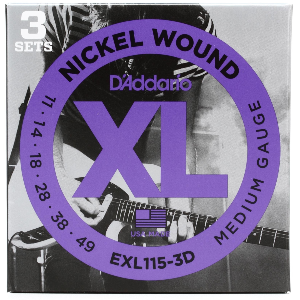 Daddario EXL115-3D 3x011-049