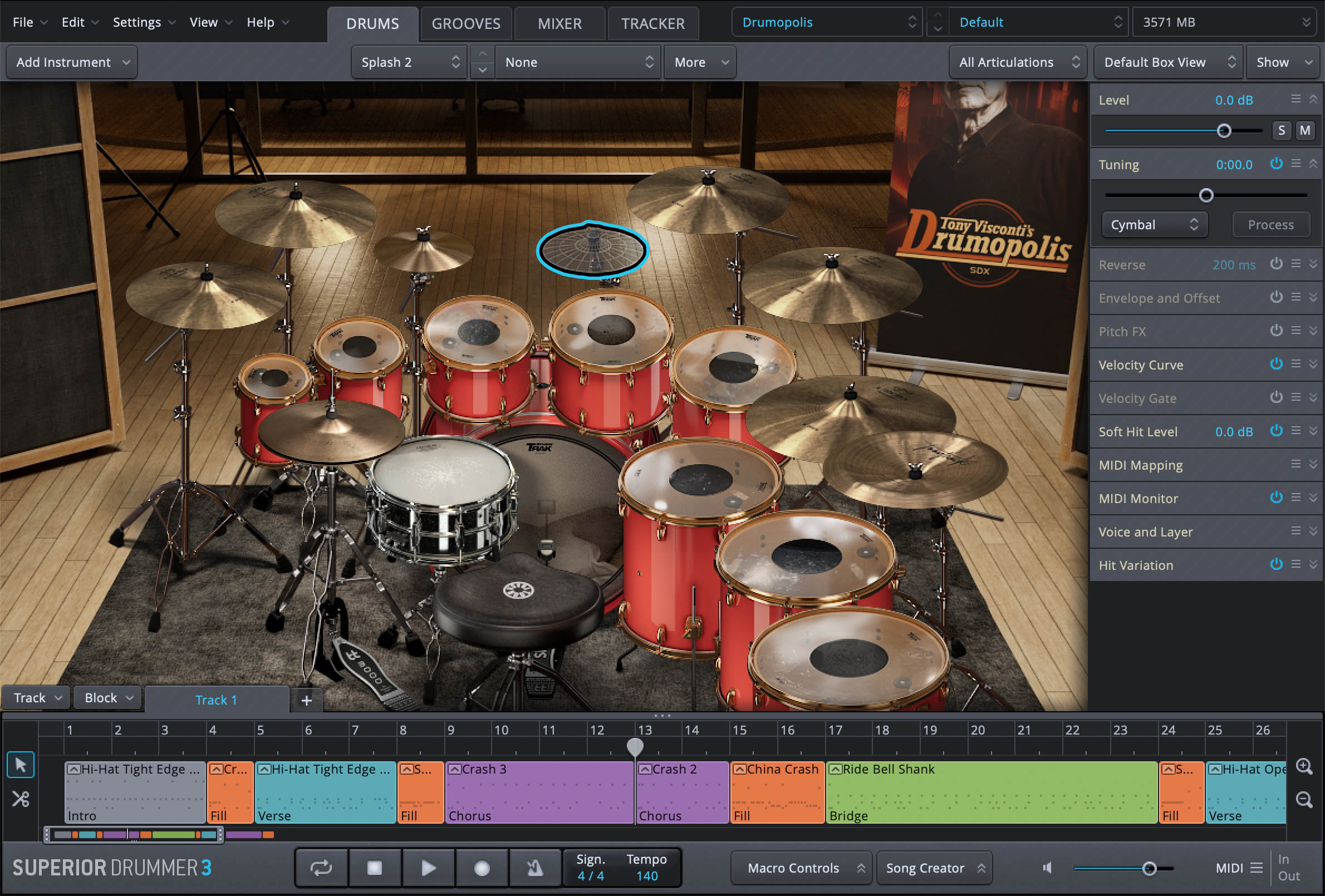 Toontrack SDX Drumopolis (by Tony Visconti)