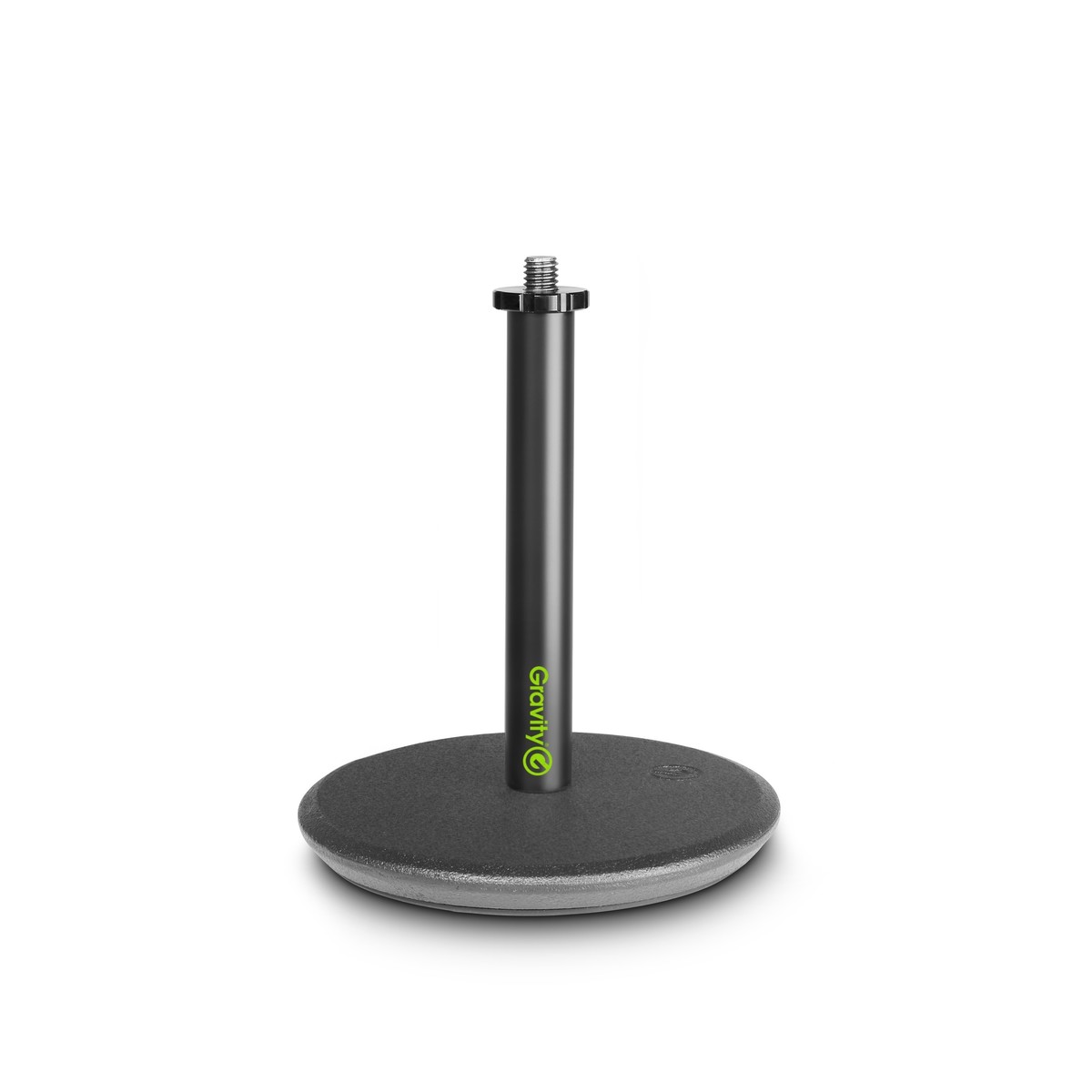 Gravity MST01B Mikrofon-Tischstativ mit schwerem Tellerfuß aus Druckguss, Höhe 20cm