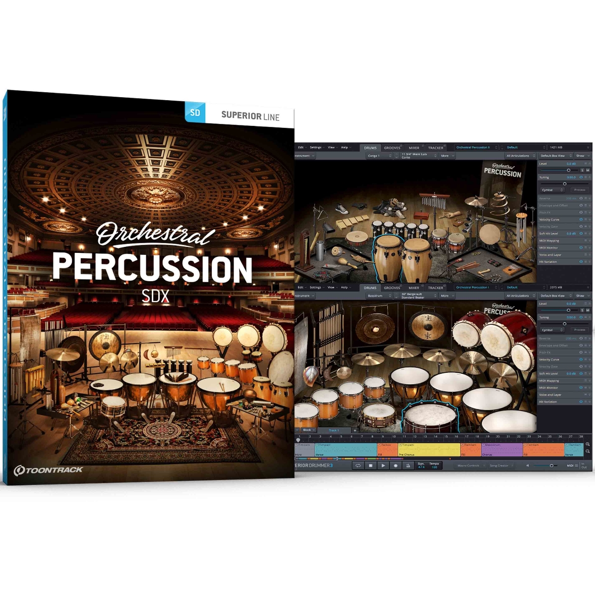 Toontrack SDX Orchestral Percussion