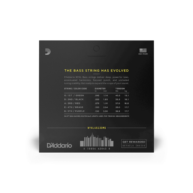 Daddario NYXL45130MS Multiscale Set