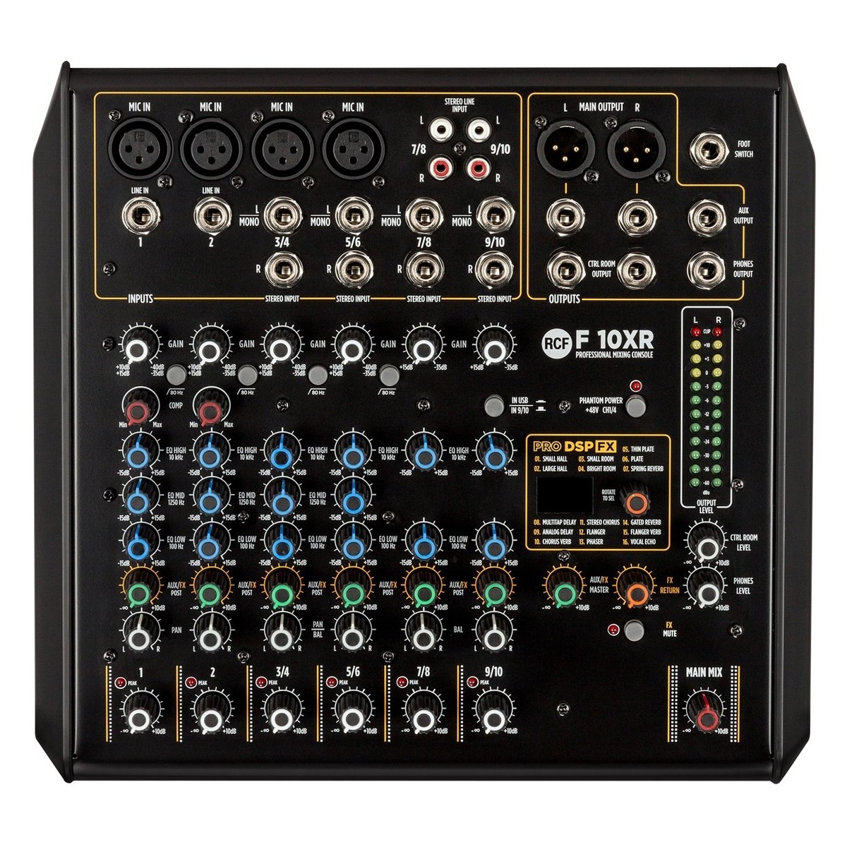 RCF F 10XR 10Kanal Mixer analog