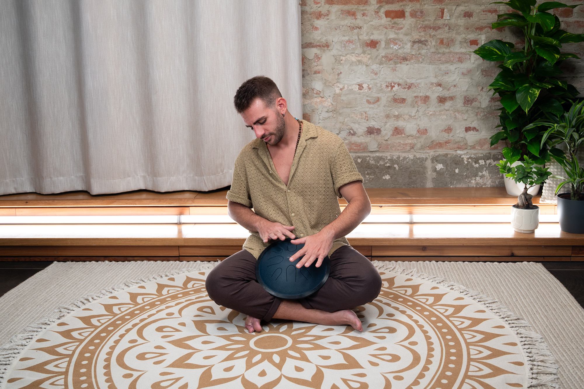 Meinl CSTD2NB Sonic Energy 10" Compact Steel Tongue Drum, C Moll, 8 Töne, 432 Hz