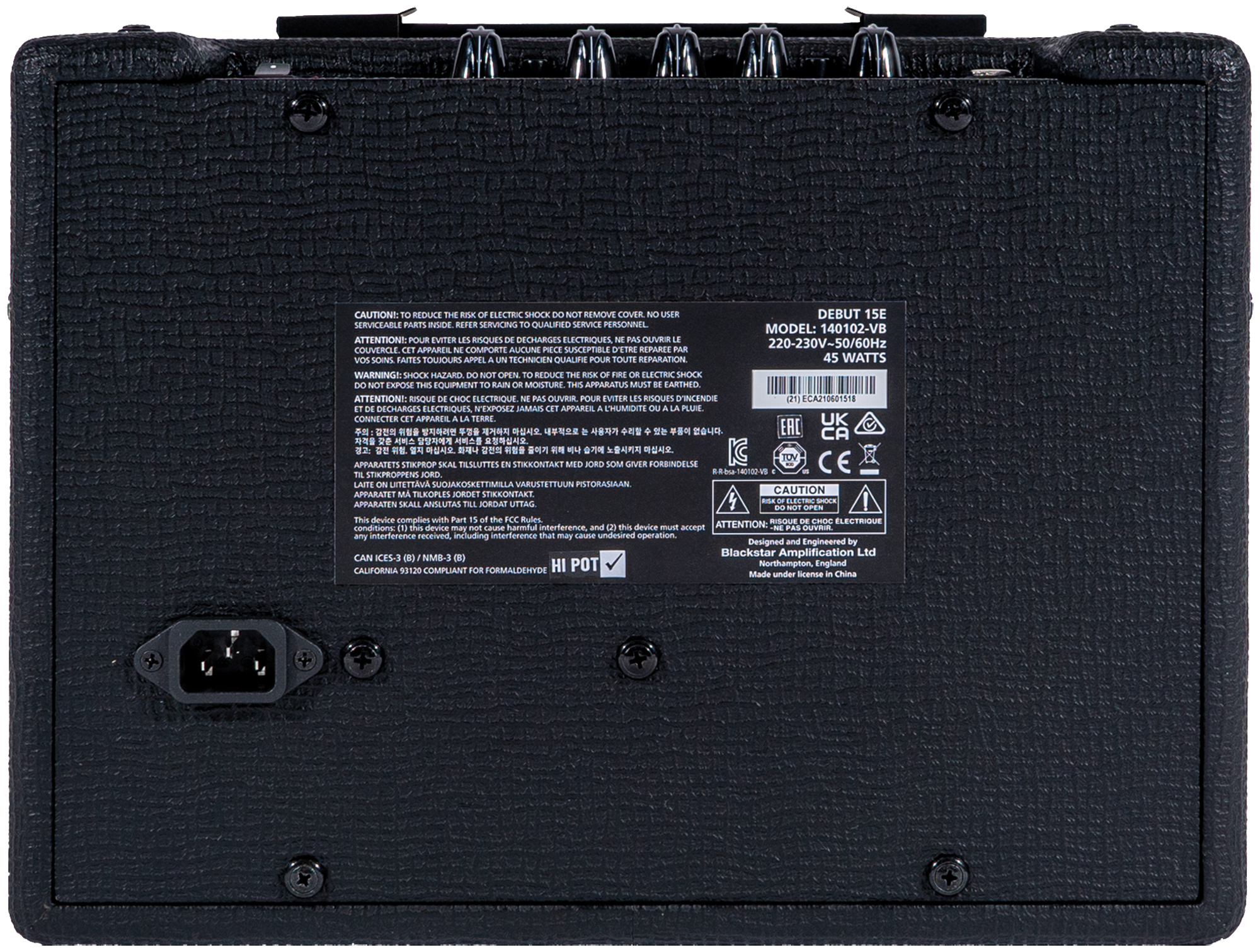 Blackstar Debut 15E BLK