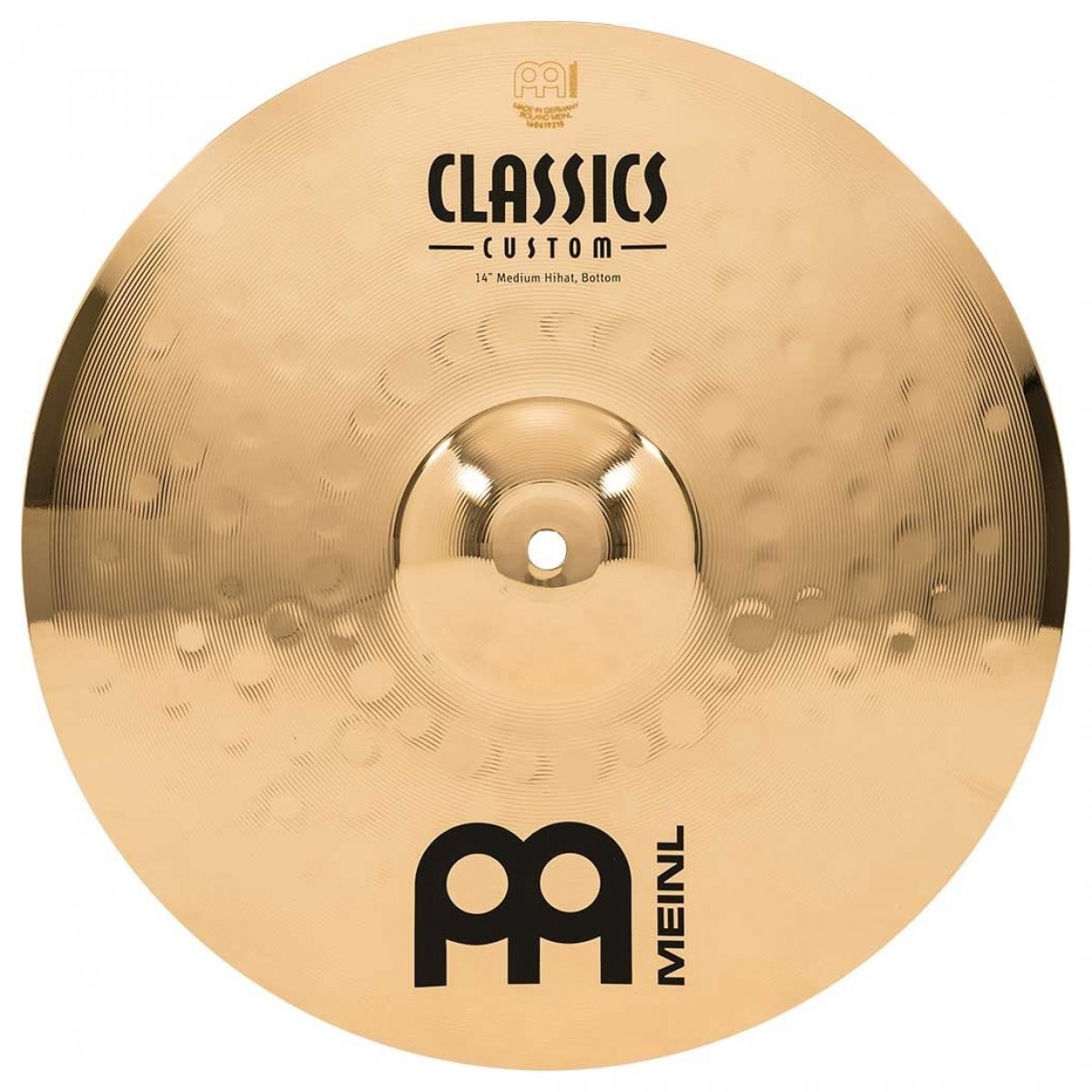 Meinl 14" Classics Custom Medium HiHat Brilliant