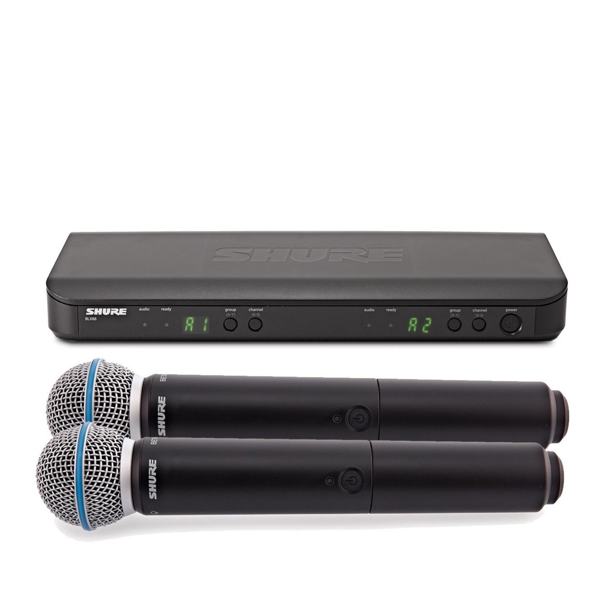 Shure BLX288E/B58 T11 Dual Vocal-Funkmikrofonsystem
