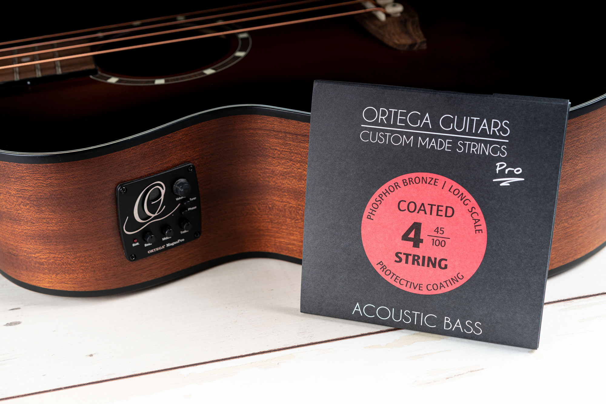 Ortega ABP-4 Akustikbass-Seiten