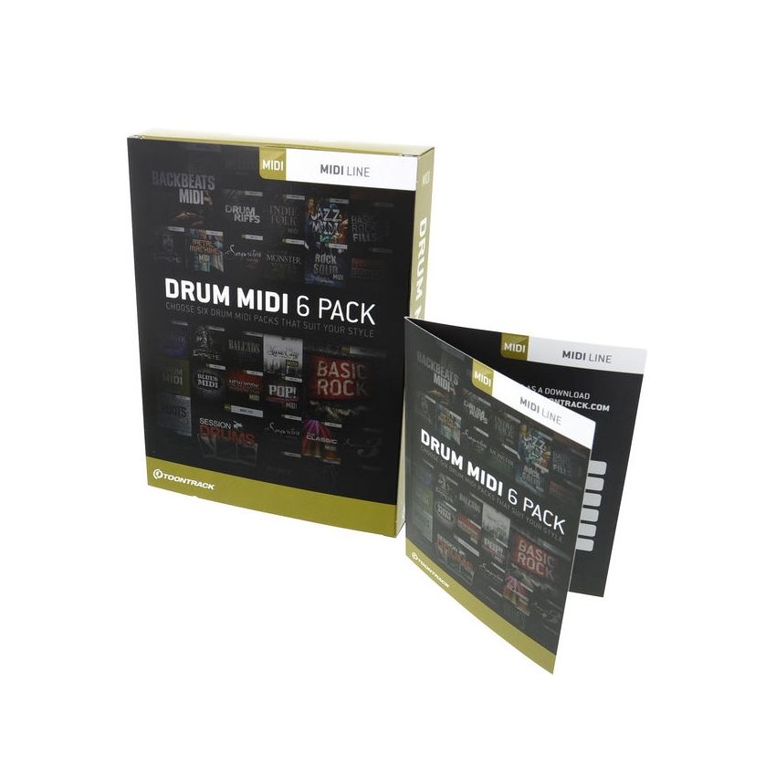 Toontrack Drum MIDI 6 Pack Bundle