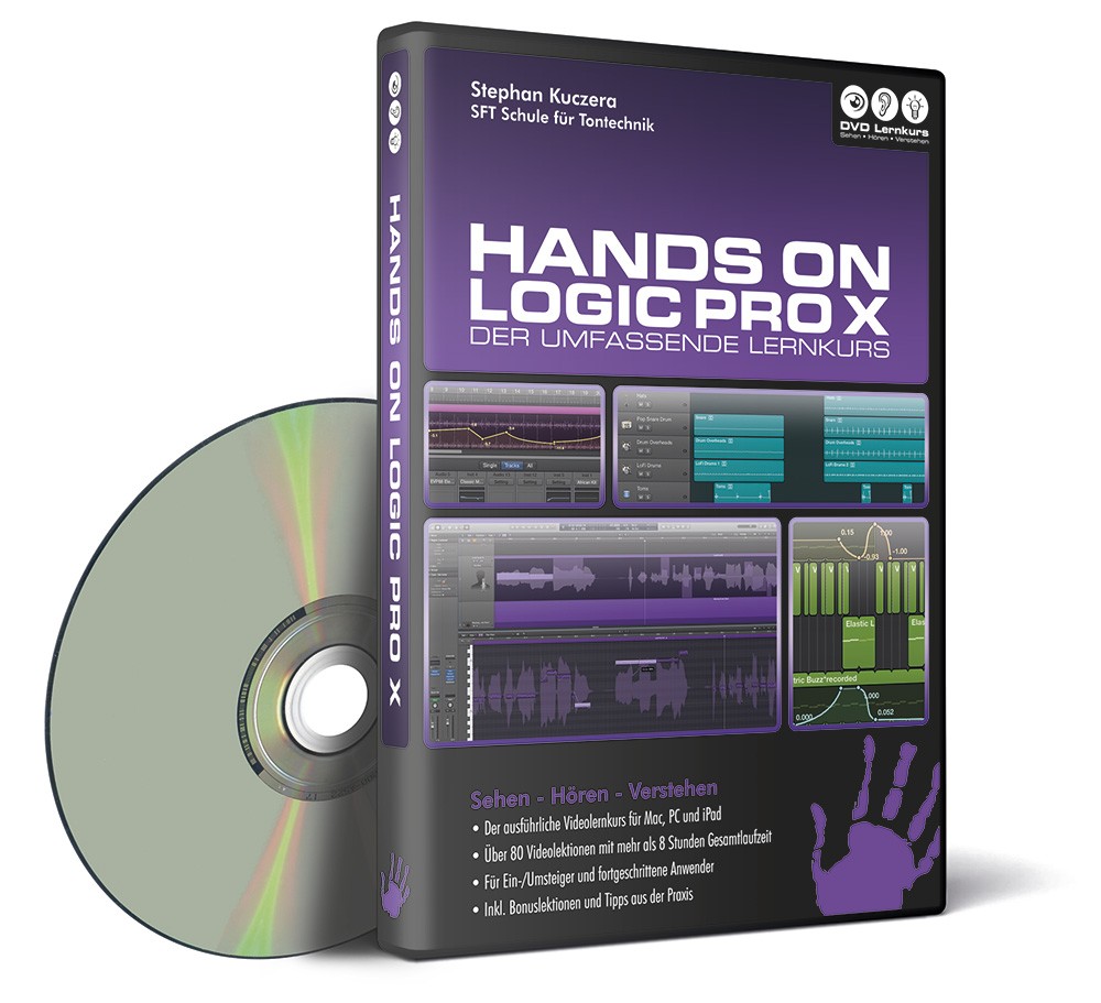 DVD Lernkurs Hands On Logic Pro X (Download)